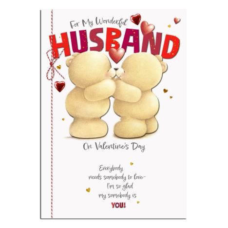 My Wonderful Husband Forever Friends Valentine's Day Card